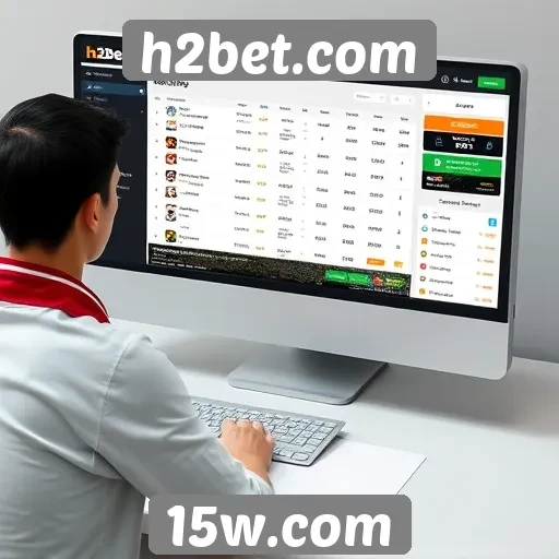Interface do usuário em h2bet.com é intuitiva